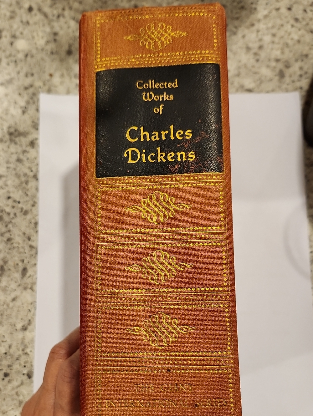 Collected Works of Charles Dickens - Red-Brown Decorative Book